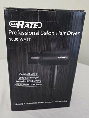 SHRATE Professional Salon 1800 Watt Hair Dryer Ultra Lightweight New In Box